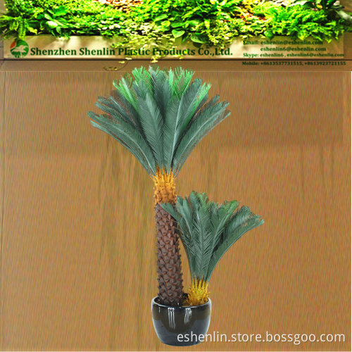 wholesale manufacturer party decoration cycas palm fake tree room decor